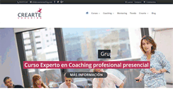 Desktop Screenshot of creartecoaching.com